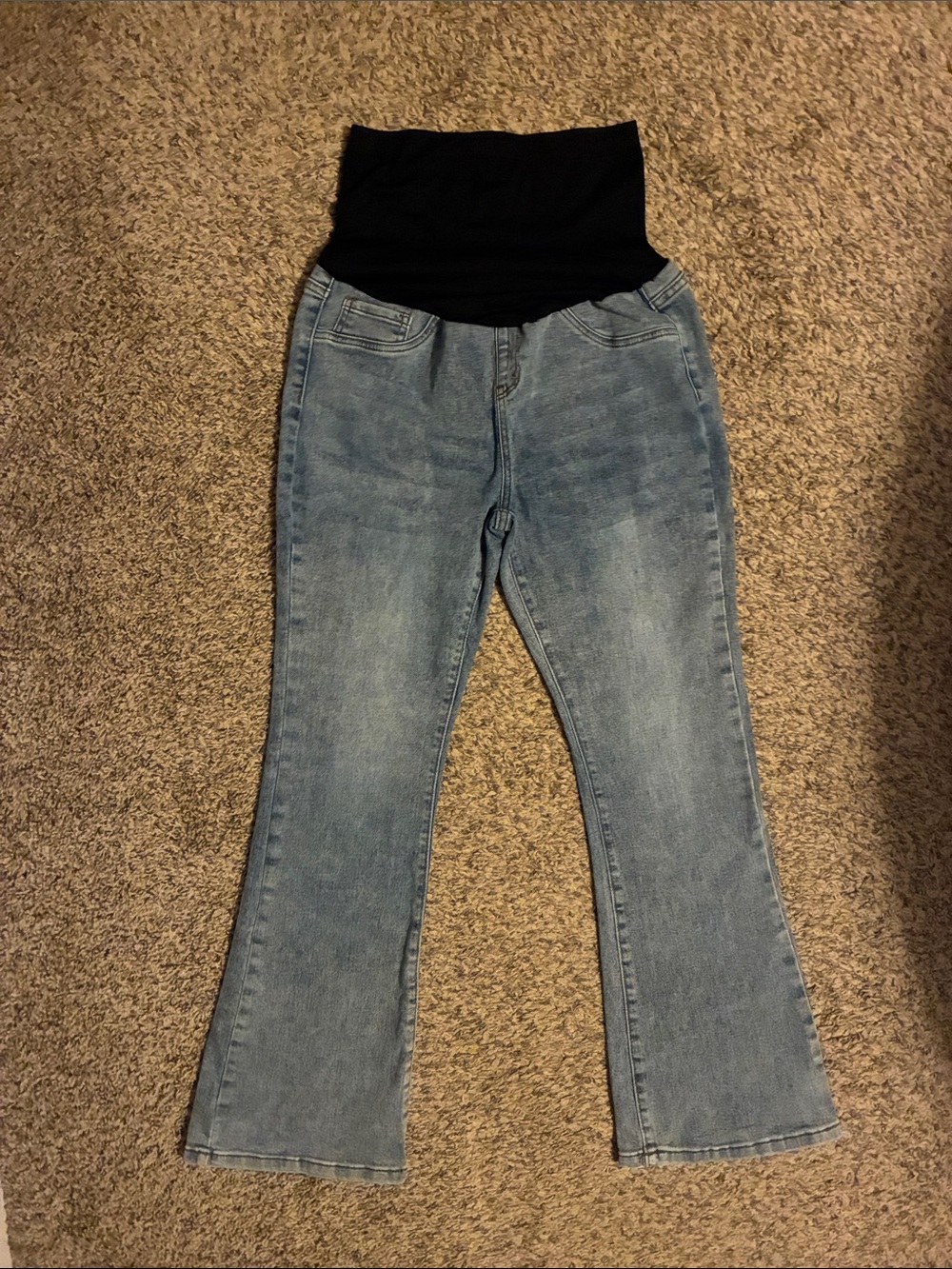 Love SOHO maternity flare jeans